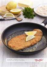 Schweinelachsschnitzel pan.