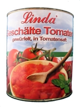 Tomaten geschält, gehackt
