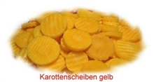 Karotten Scheiben gelb