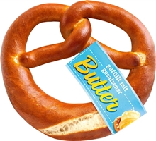 Laugenbrezel mit Butterfüllung