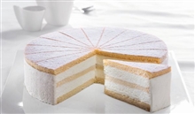 Käse-Sahne-Torte rund